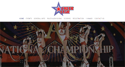 Desktop Screenshot of cheerstarproductions.com